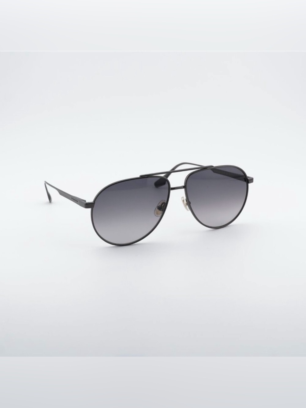 VICTORIA BECKHAM VB242S 043 GUNMETAL AVIATOR FRAMES - LIKE NEW, Grey lenses